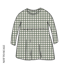 Load image into Gallery viewer, Forest Gingham T-Shirt Dress
