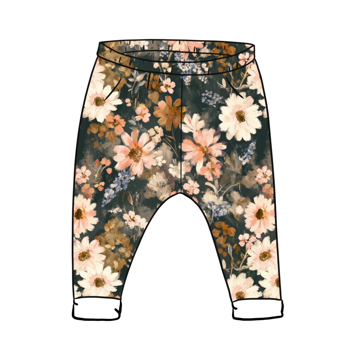 Fall Floral Toddler & Child Leggings