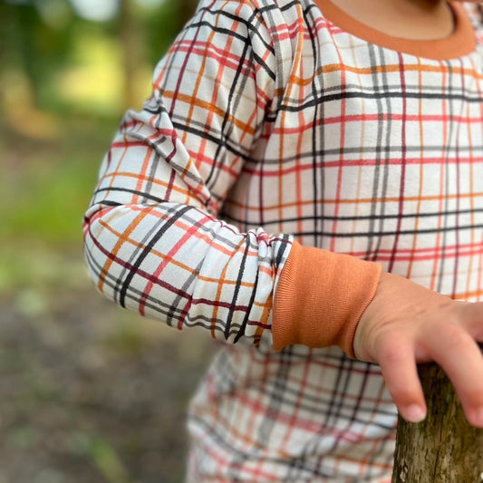 Rustic Plaid Child & Baby T-Shirt - Short or Long Sleeve