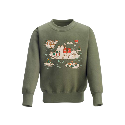 North Pole Sweatshirt (Khaki)