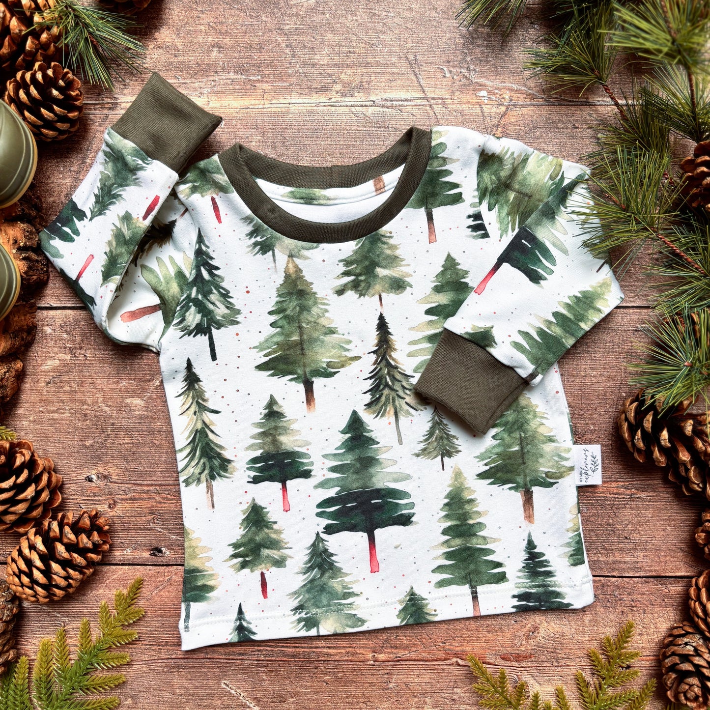 Scandi Woodland Child & Baby Long Sleeve T-Shirt