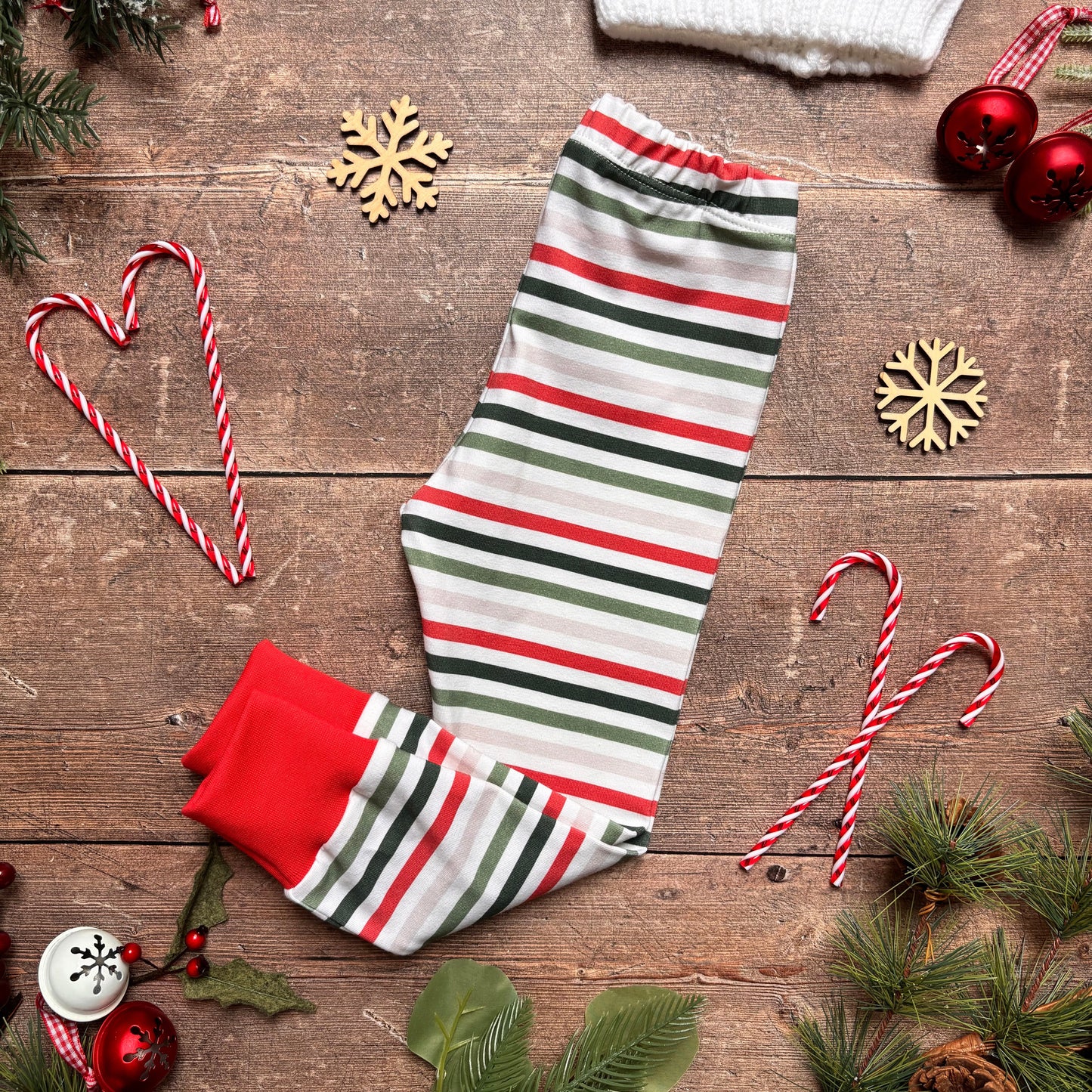 Christmas Stripes Child & Baby Leggings