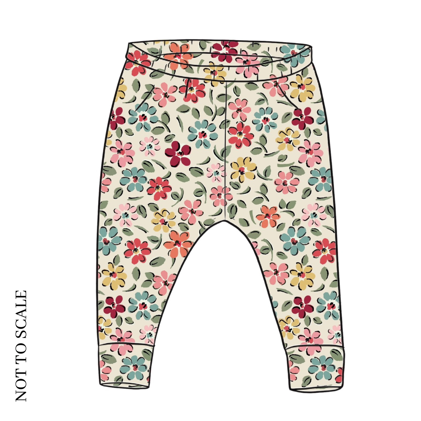 Ditsy Floral Toddler & Child Leggings