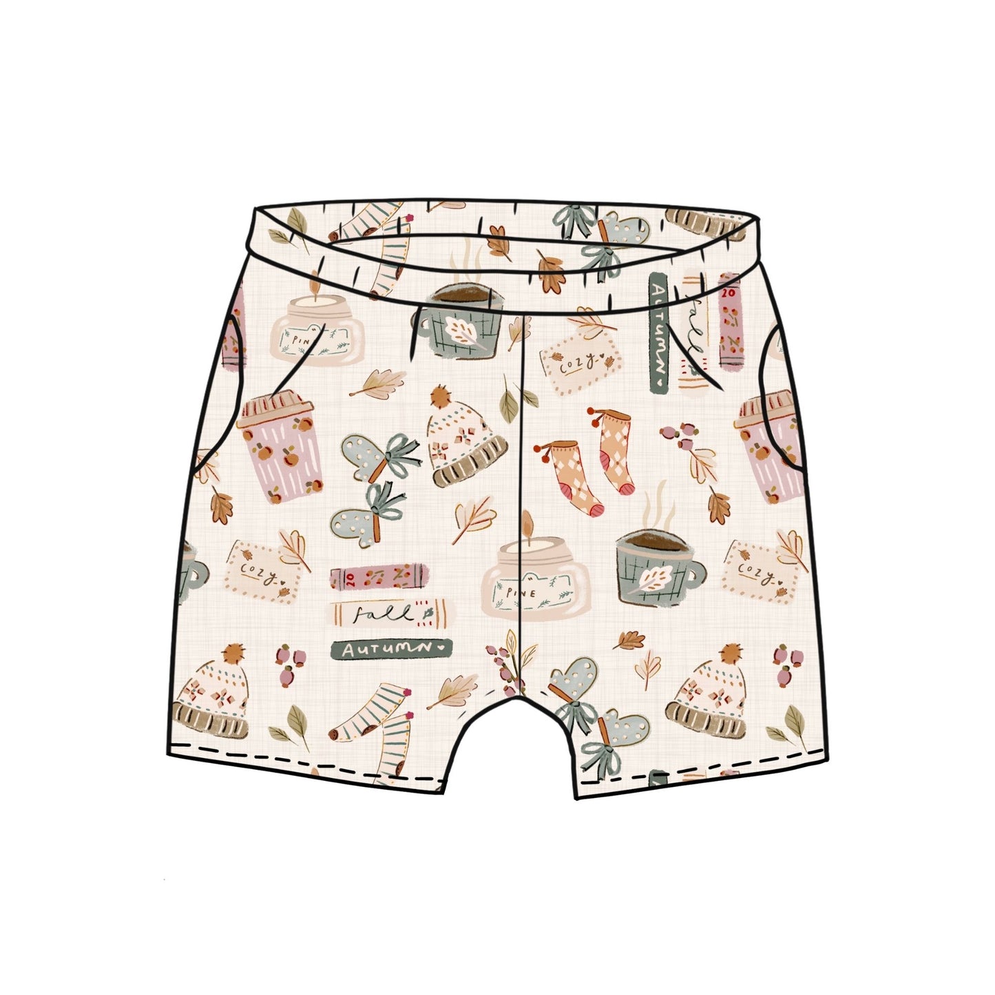 Autumn Girl Toddler & Child Pocket Shorts