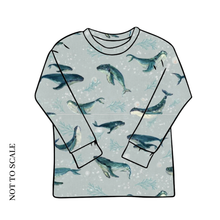 Load image into Gallery viewer, Humpback Whales Long Sleeve T-Shirt
