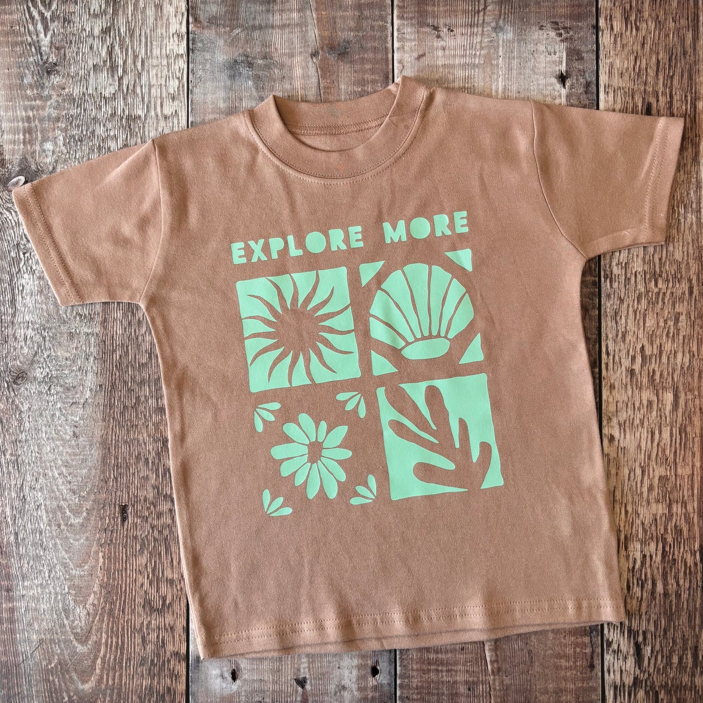 Explore More T-Shirt 3-4 years (mint txt)