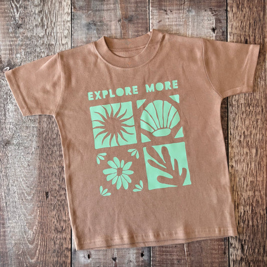 Explore More T-Shirt 3-4 years (mint txt)