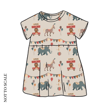Load image into Gallery viewer, Circus Time T-Shirt Dress
