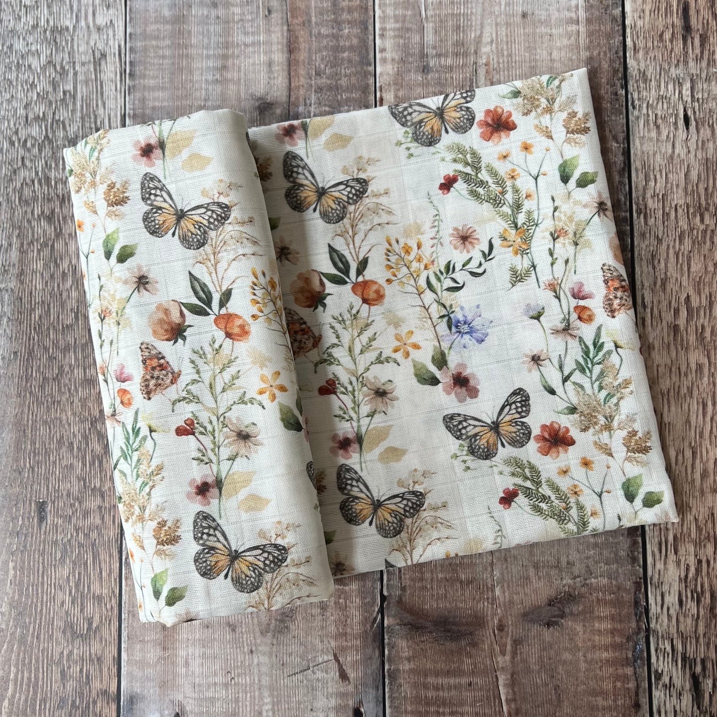 Wild Meadows Muslin Swaddle Blanket