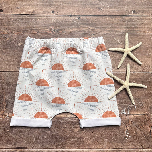 Sun Rays Child & Baby Shorts - Rolled or Hemmed