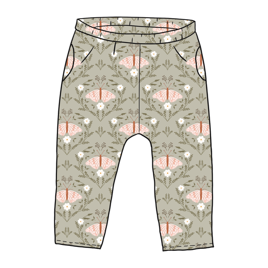 Butterfly Garden Toddler & Child Pocket Trousers