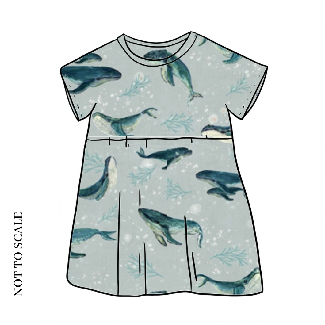 Humpback Whales T-Shirt Dress