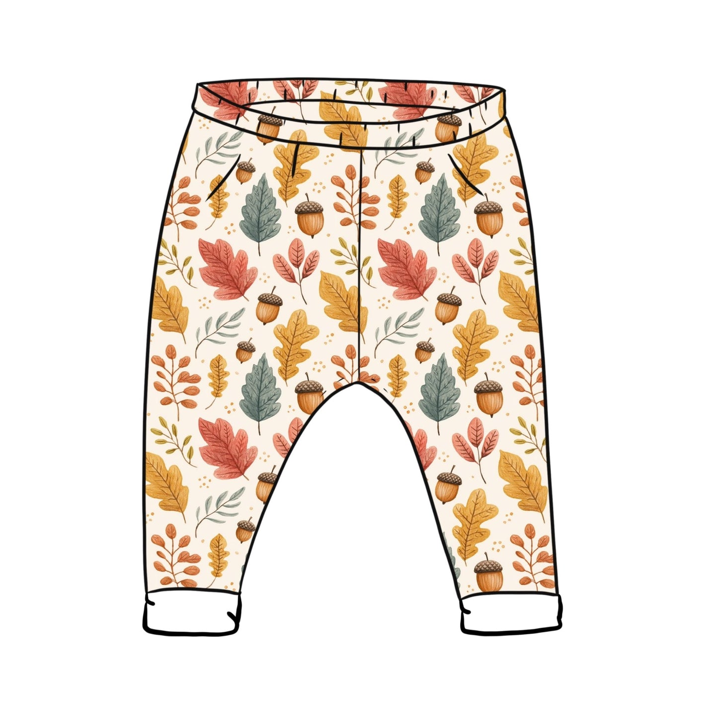 Acorns and Leaves Toddler & Child Leggings