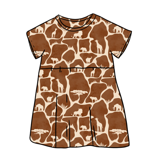 Wild Safari Child & Baby Sleeved Dress - 3 options