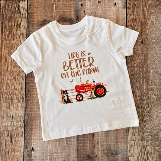 Life is better on the farm T-Shirt 18-24 months