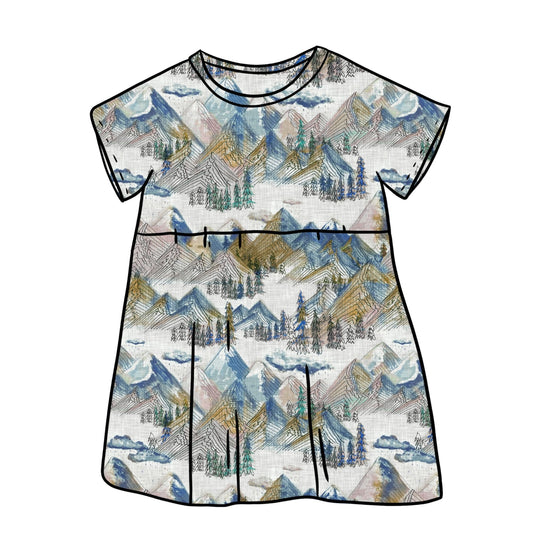 Mountainside Child & Baby Sleeved Dress - 3 options