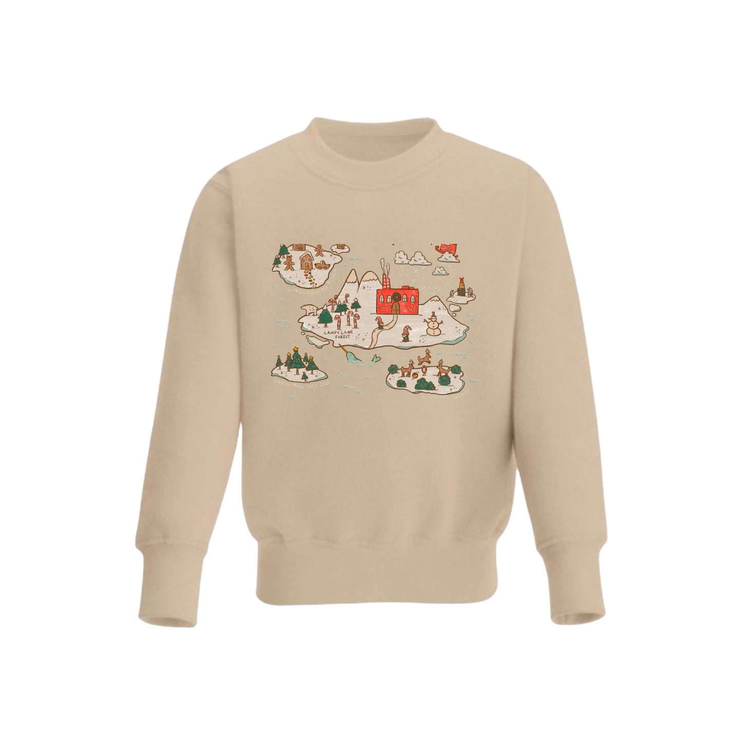 North Pole Sweatshirt (Taupe)