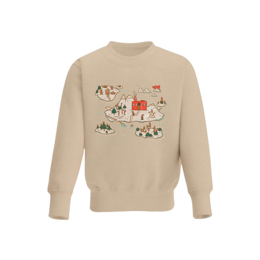 North Pole Sweatshirt (Taupe)