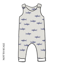 Load image into Gallery viewer, Sharks Romper
