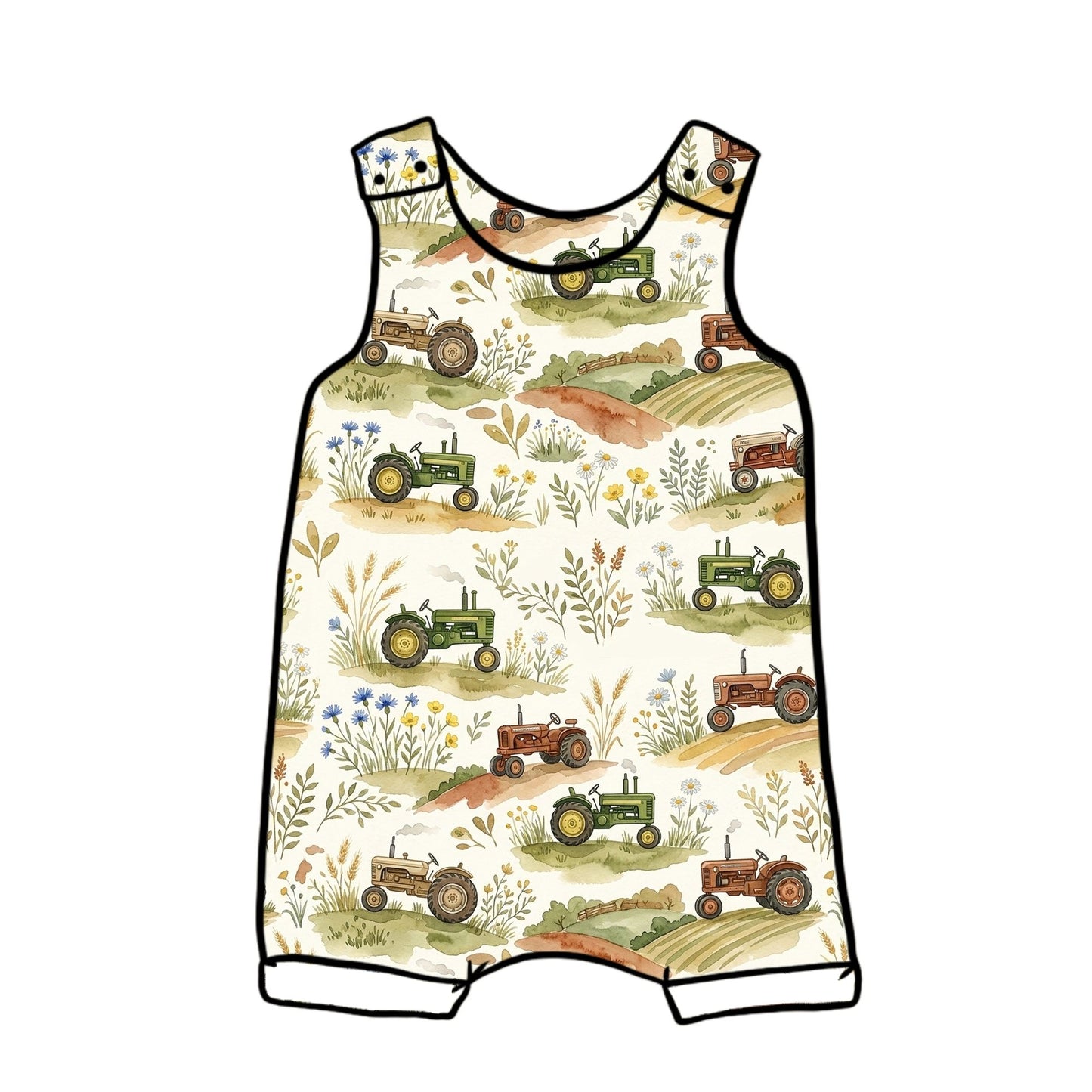 Harvest Fields Child & Baby Short Romper