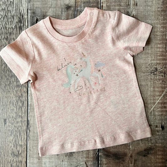 Unicorn Dream Short Sleeve T-Shirt 0-6m