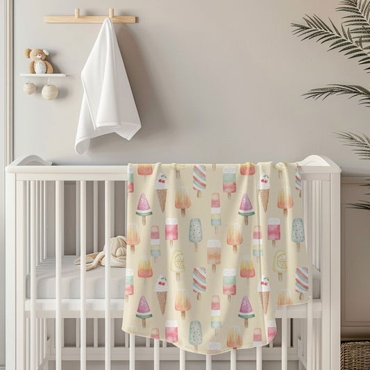 Ice Creams Toddler & Child Sherpa Blanket
