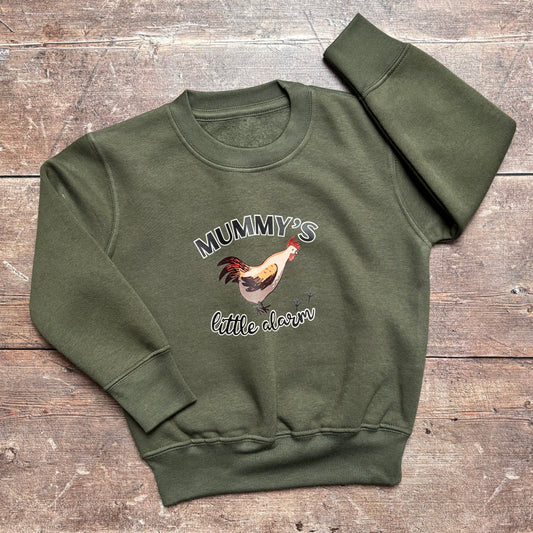 Mummy's Little Alarm Sweatshirt 1-2 years (Khaki)