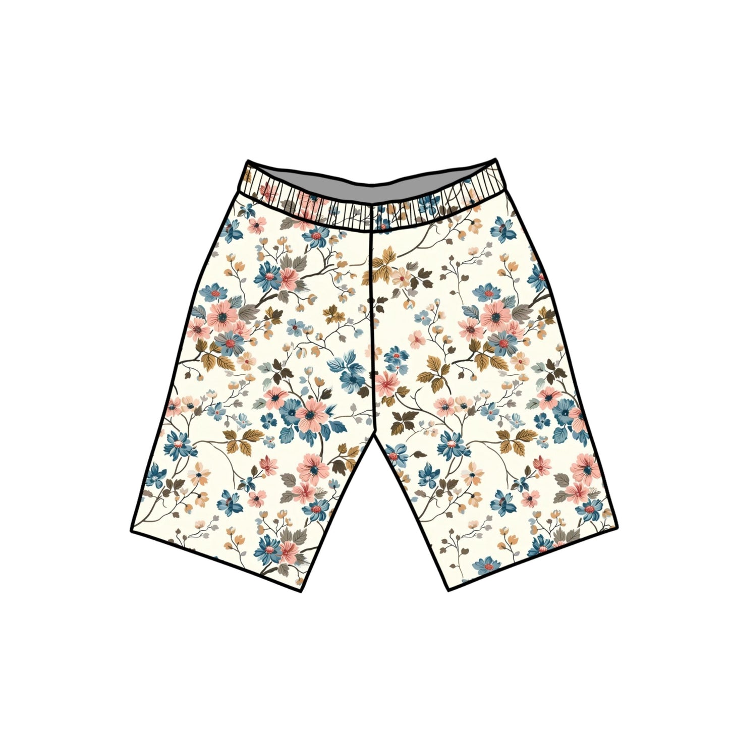 English Garden Child & Baby Shorts - Rolled or Hemmed