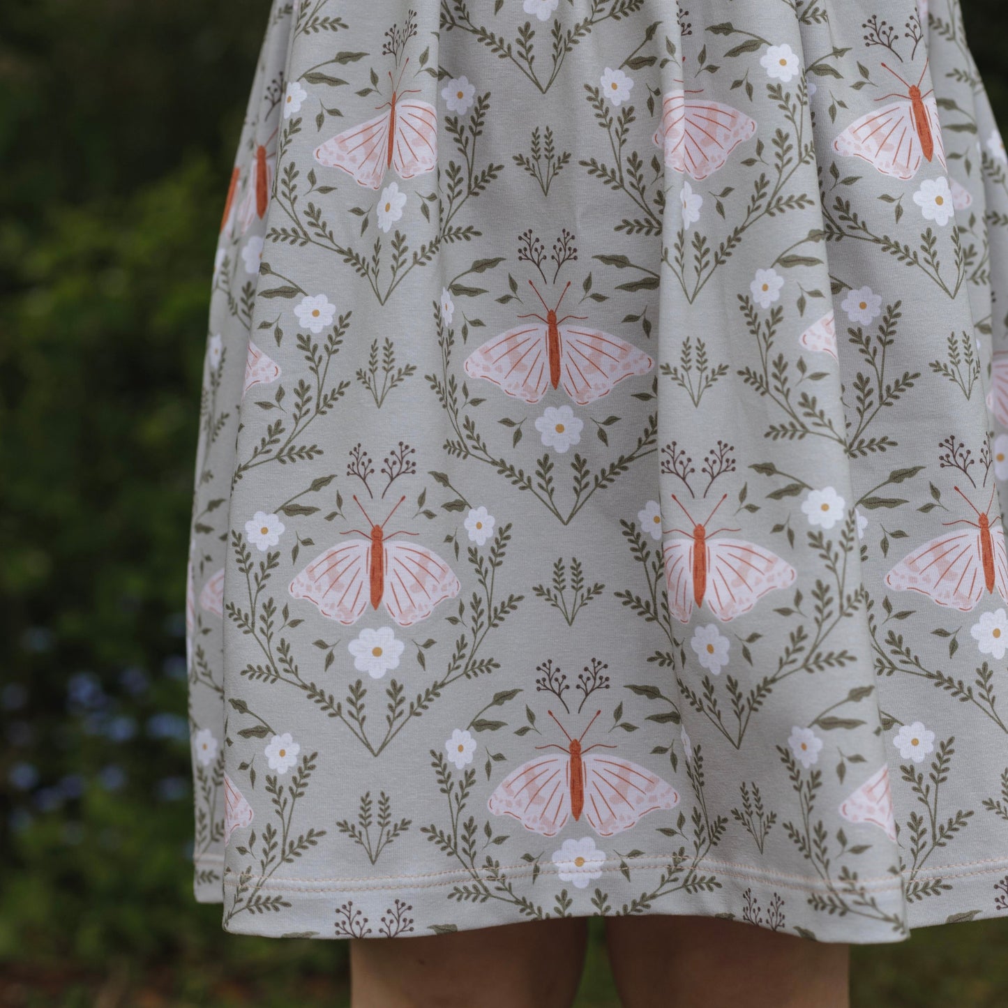 Butterfly Garden Child & Baby Pinafore Dress