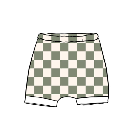 Chequerboard Child & Baby Shorts - Rolled or Hemmed