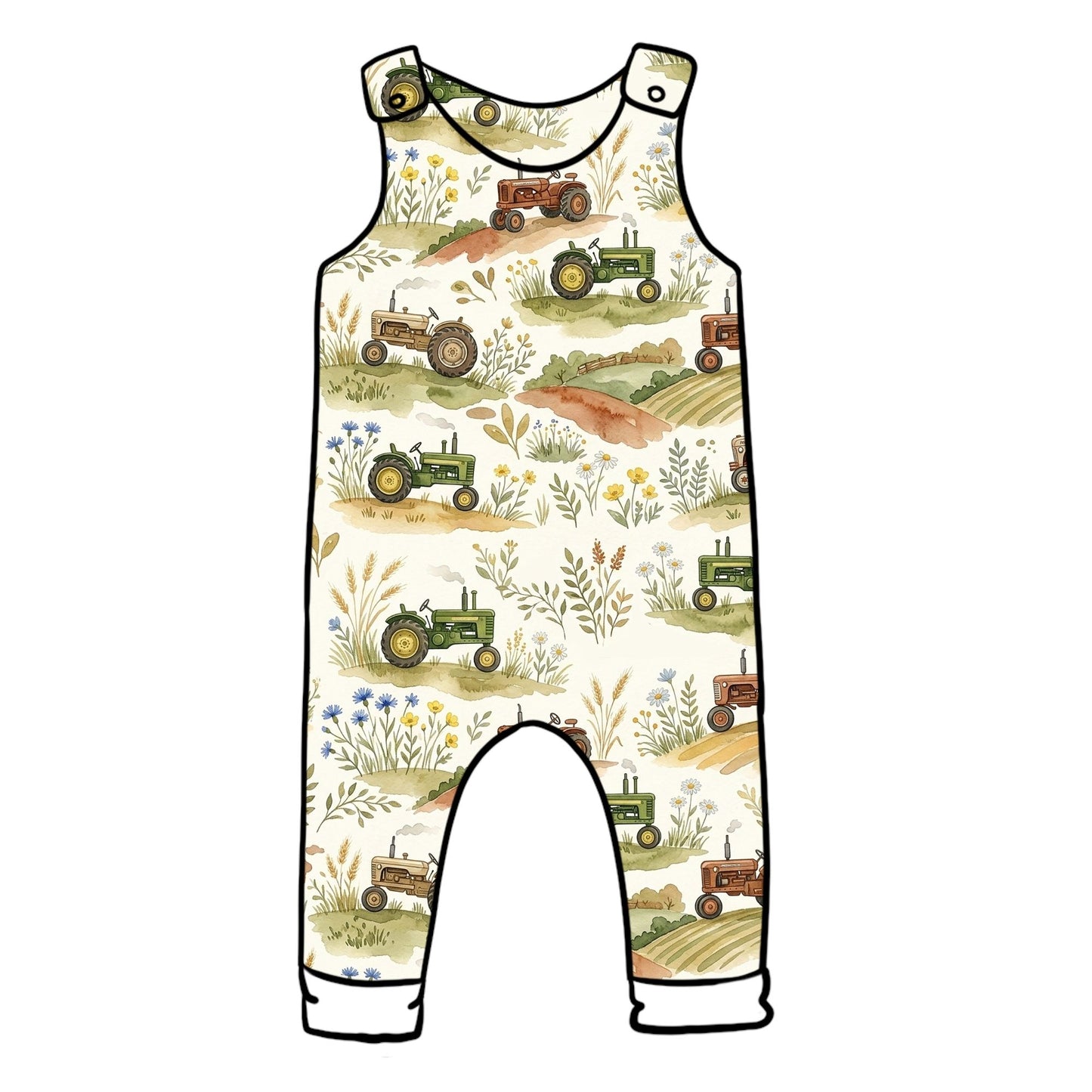 Harvest Fields Child & Baby Full Length Romper