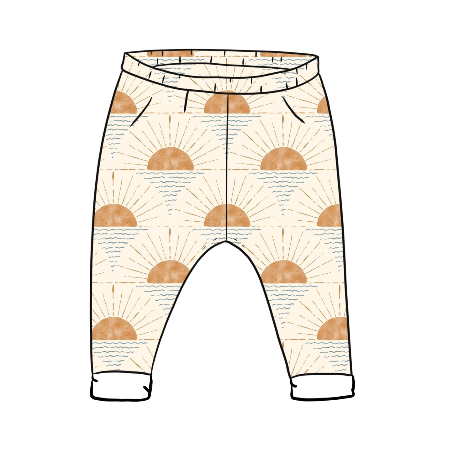 Sun Rays Toddler & Child Leggings