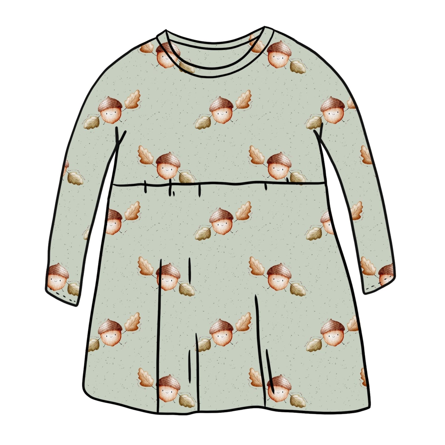 Happy Acorns Child & Baby Sleeved Dress - 3 options