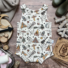 Load image into Gallery viewer, The Great Outdoors Bloomer Romper
