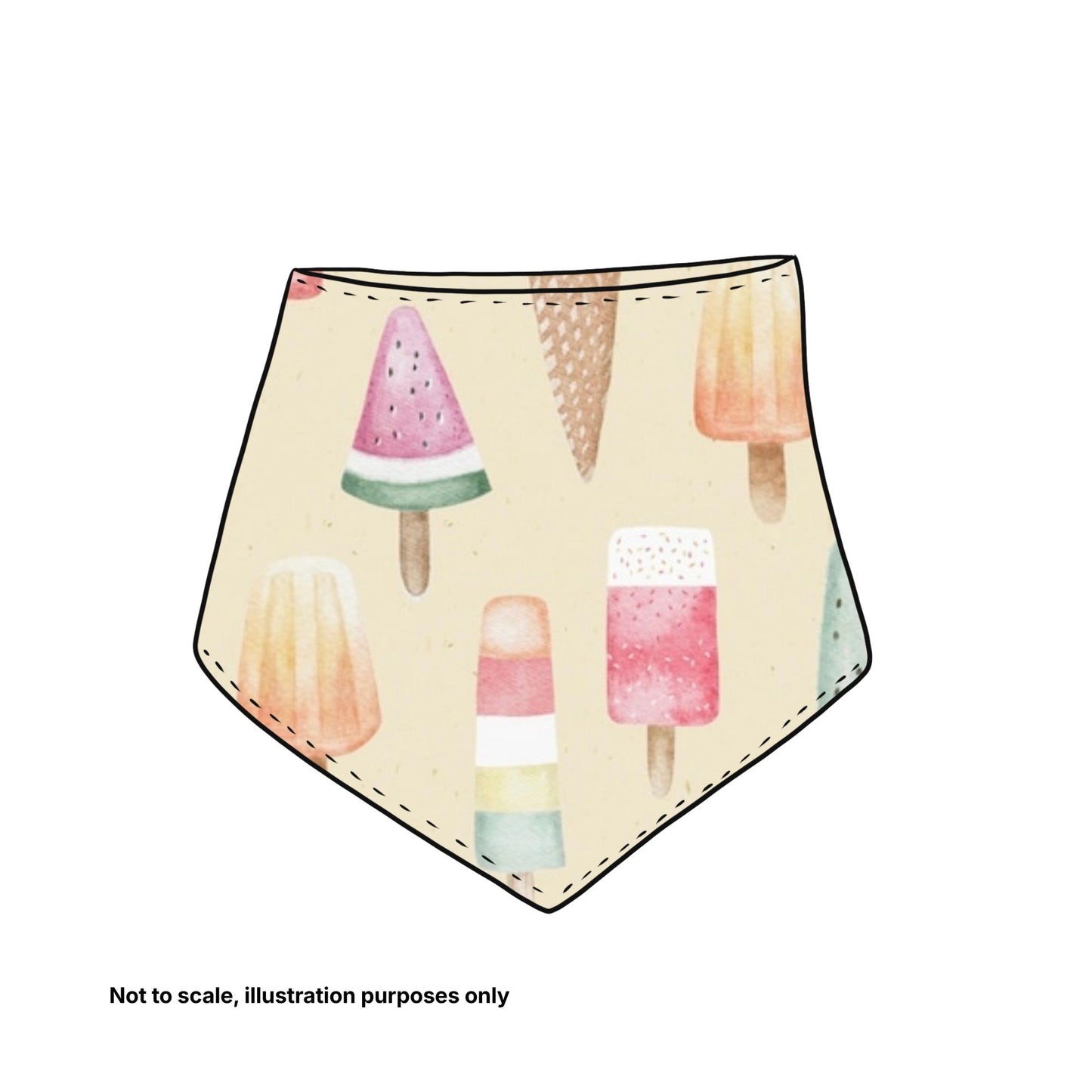 Matching Dribble Bib - Pick your print