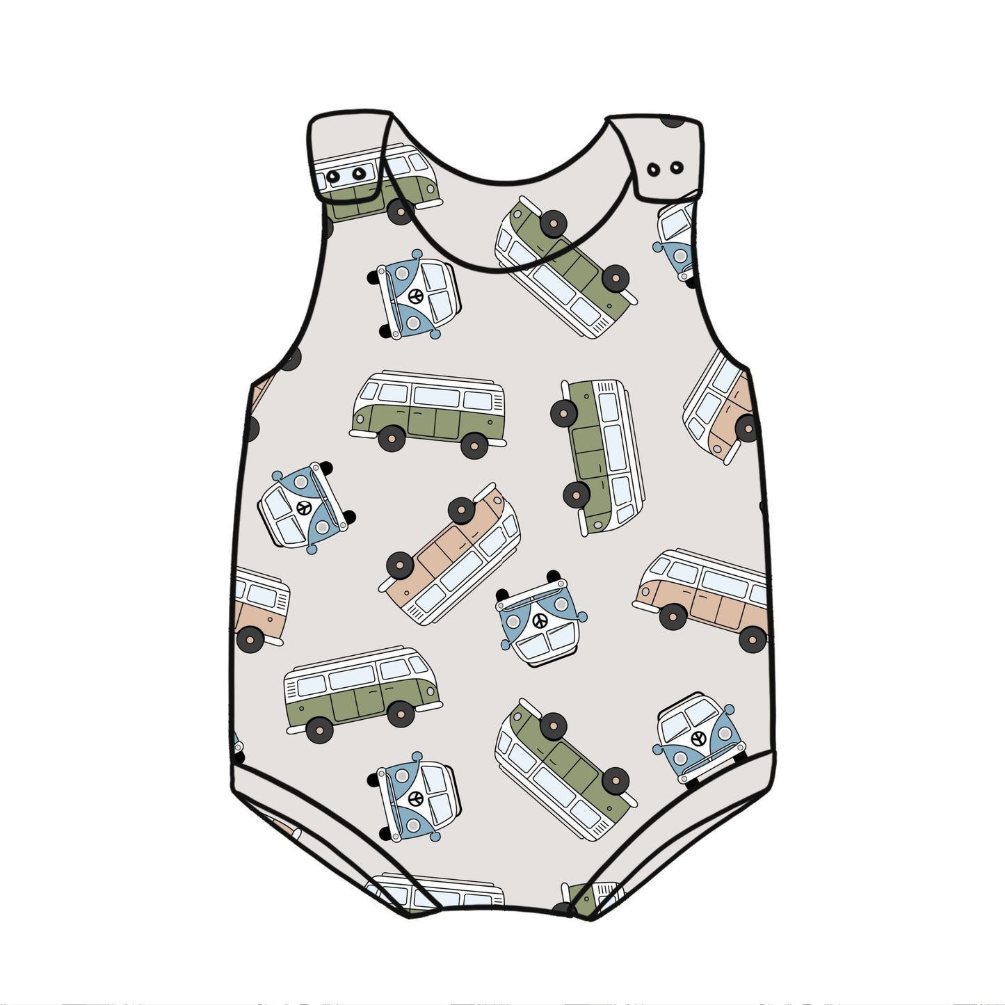 Classic Campers Child & Baby Bloomer Romper