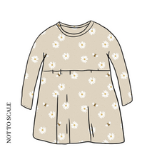 Load image into Gallery viewer, Daisies &amp; Bees T-Shirt Dress
