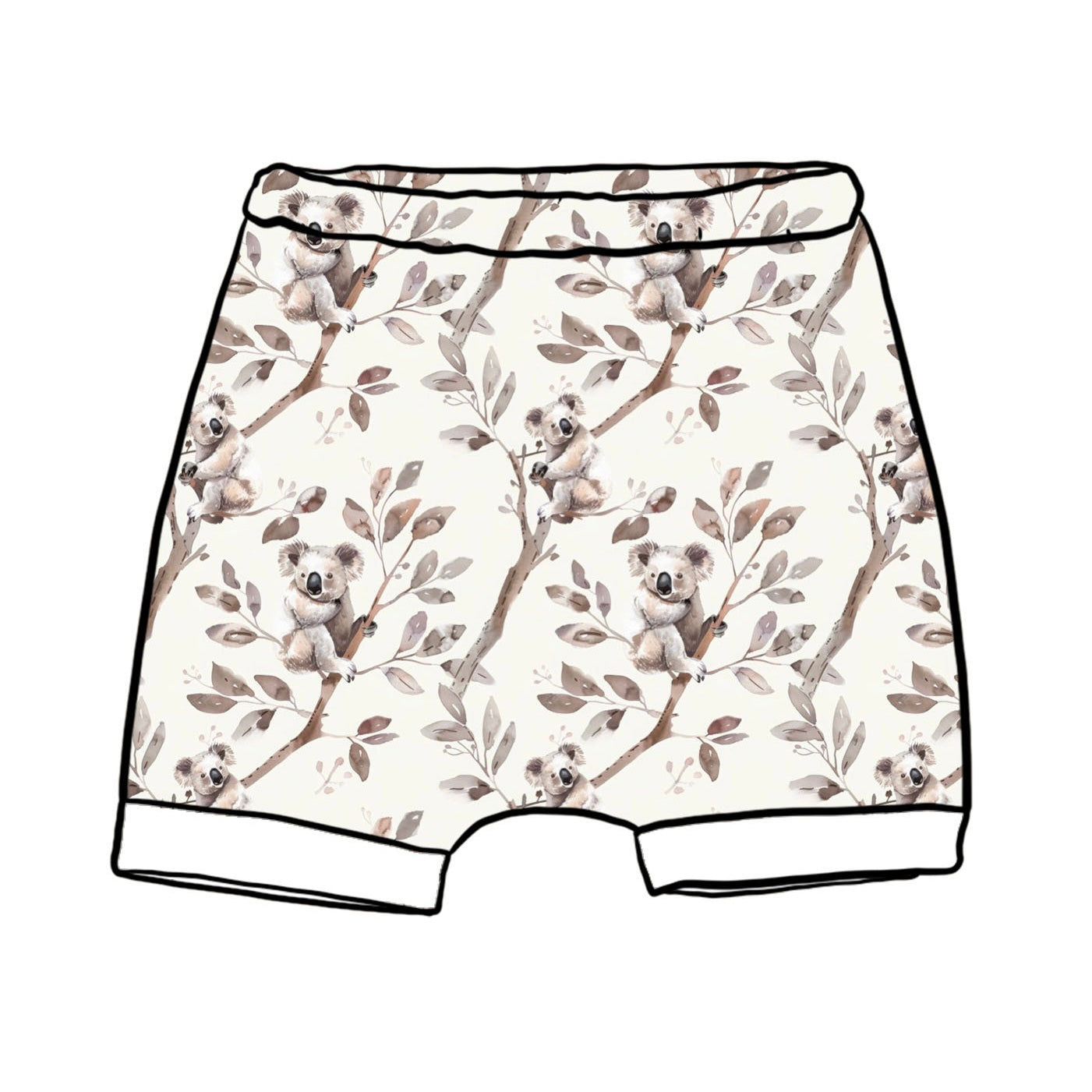 Koalas Rolled Shorts