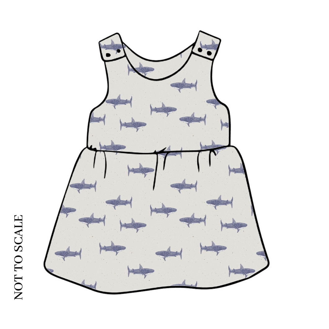 Sharks Pinafore Dress