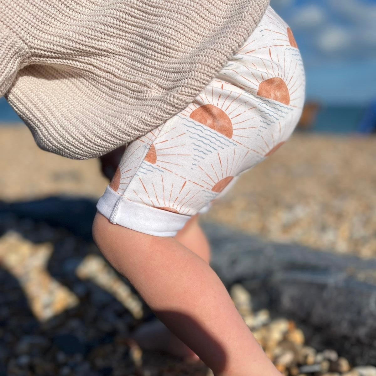 Sun Rays Child & Baby Shorts - Rolled or Hemmed