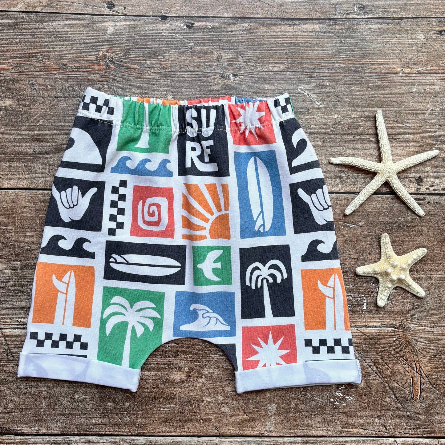 Surfing Rolled Shorts 12-18m