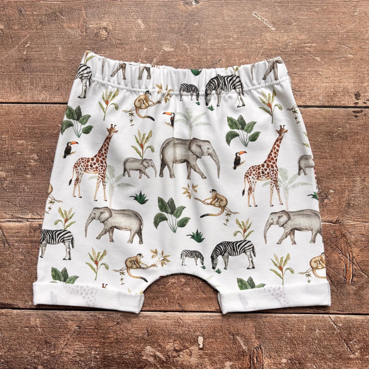 Jungle Safari Rolled Shorts 18-24m