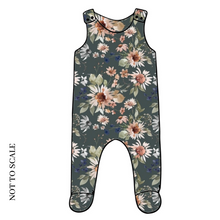 Load image into Gallery viewer, Sunflowers Footed Romper
