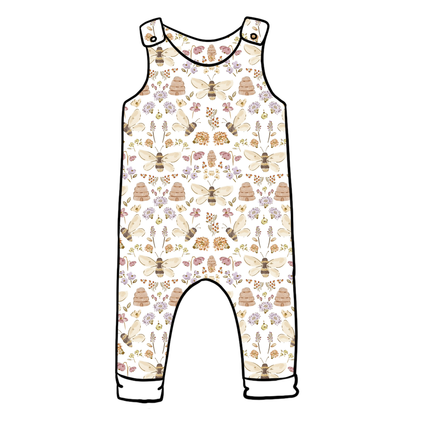 Honey Bee Child & Baby Full Length Romper