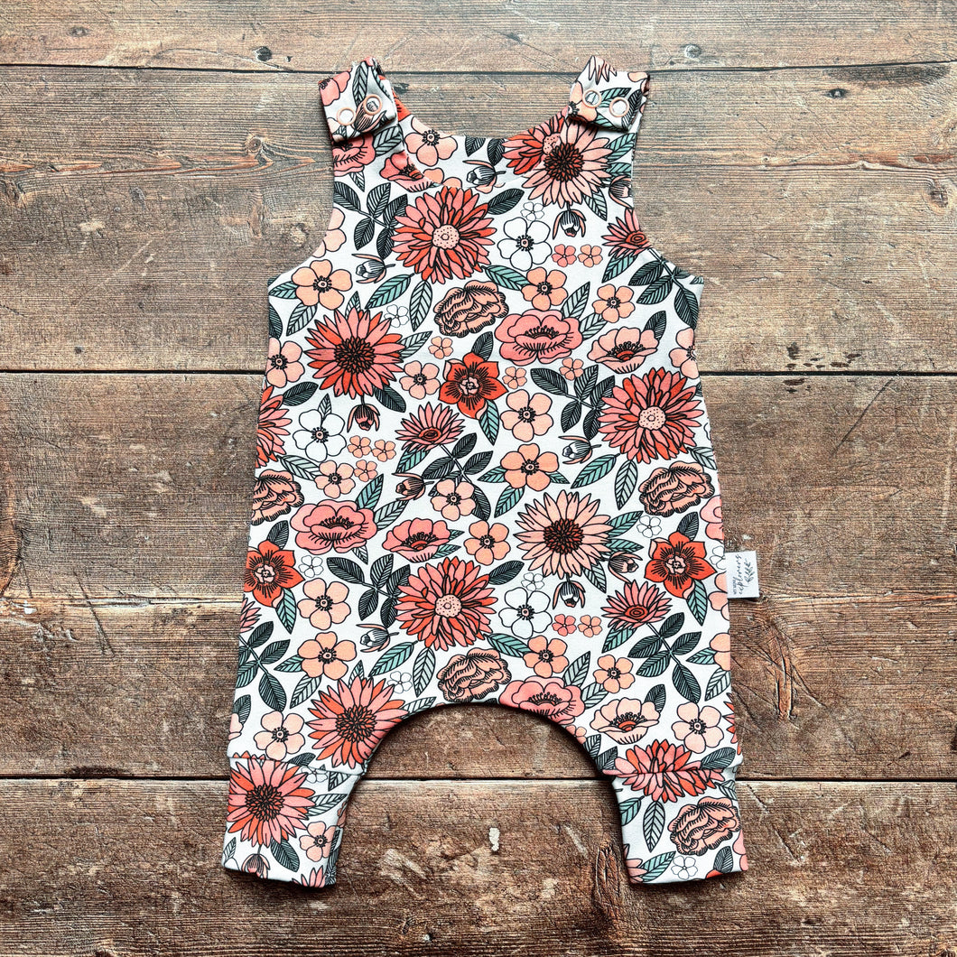 Retro Floral Romper