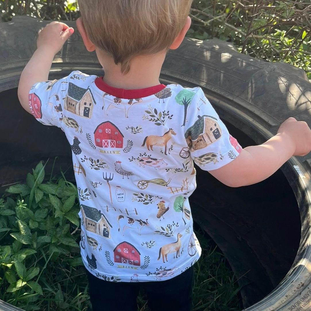 Farming Child & Baby T-Shirt - Short or Long Sleeve