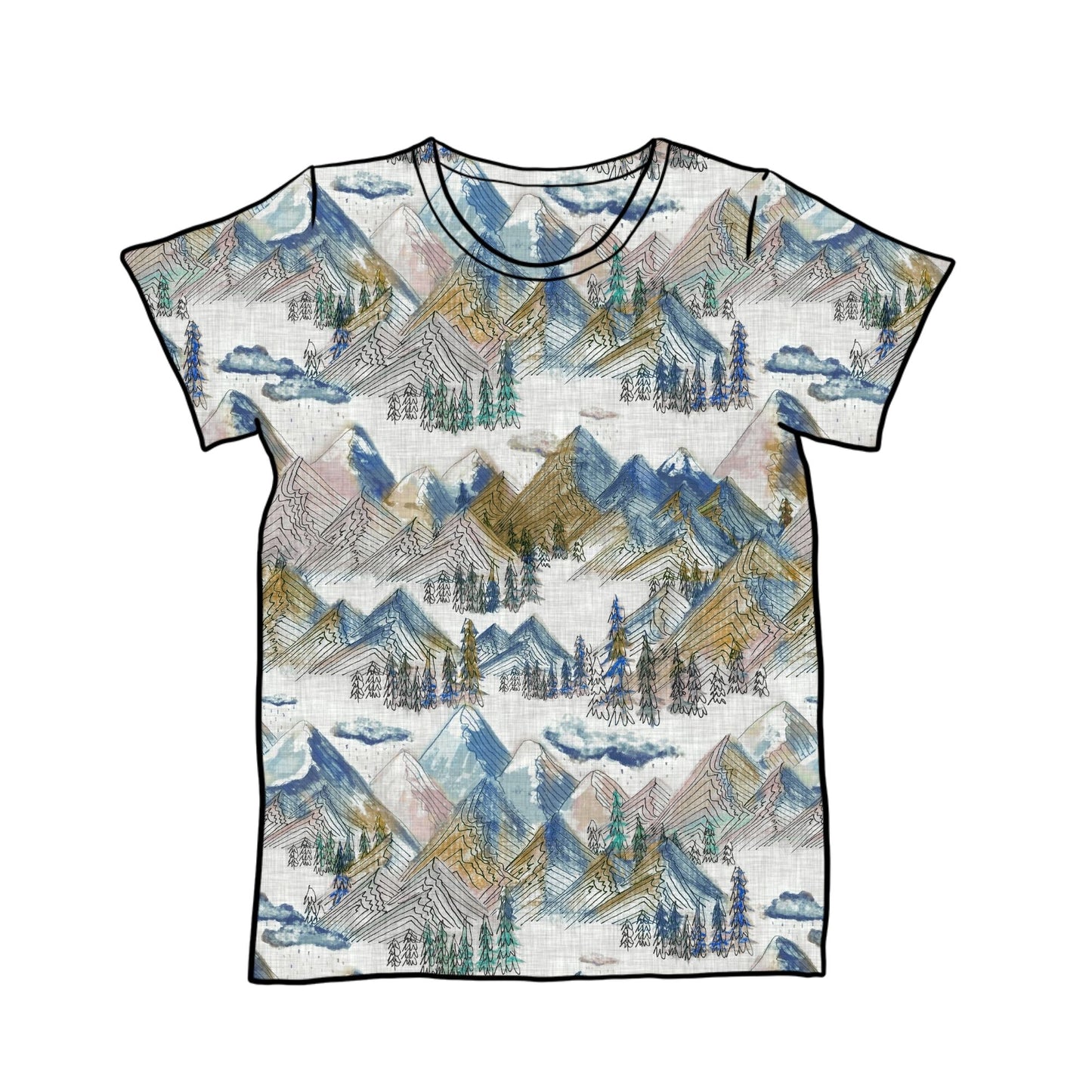 Mountainside Child & Baby T-Shirt - Short or Long Sleeve
