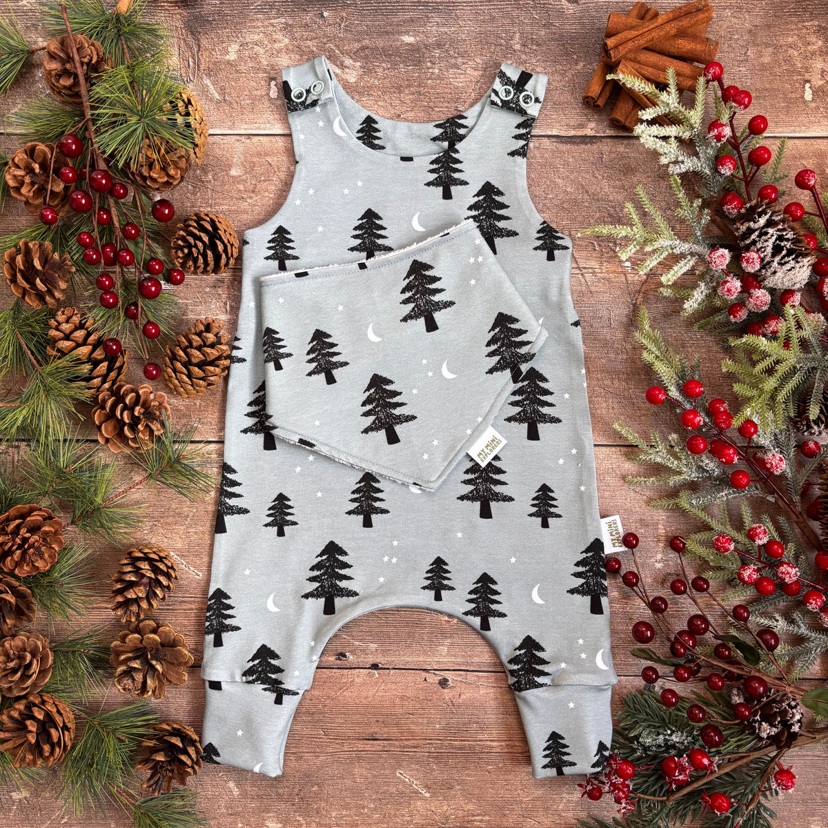 Winter Forest Child & Baby Full Length Romper