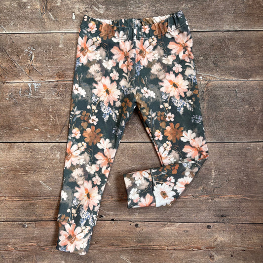 Fall Floral Toddler & Child Leggings