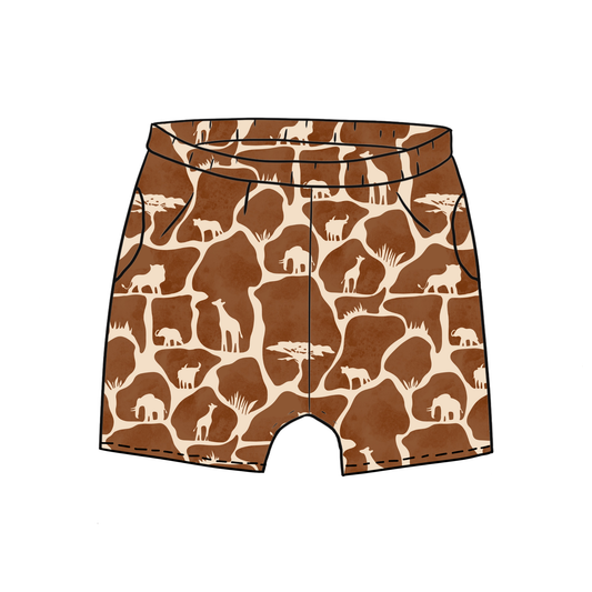 Wild Safari Toddler & Child Pocket Shorts